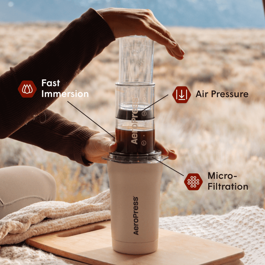 AeroPress Coffee Maker - Go Plus