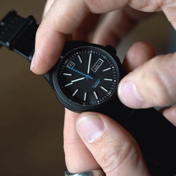 Big Idea Design Ti Field Watch / Automatic / Black