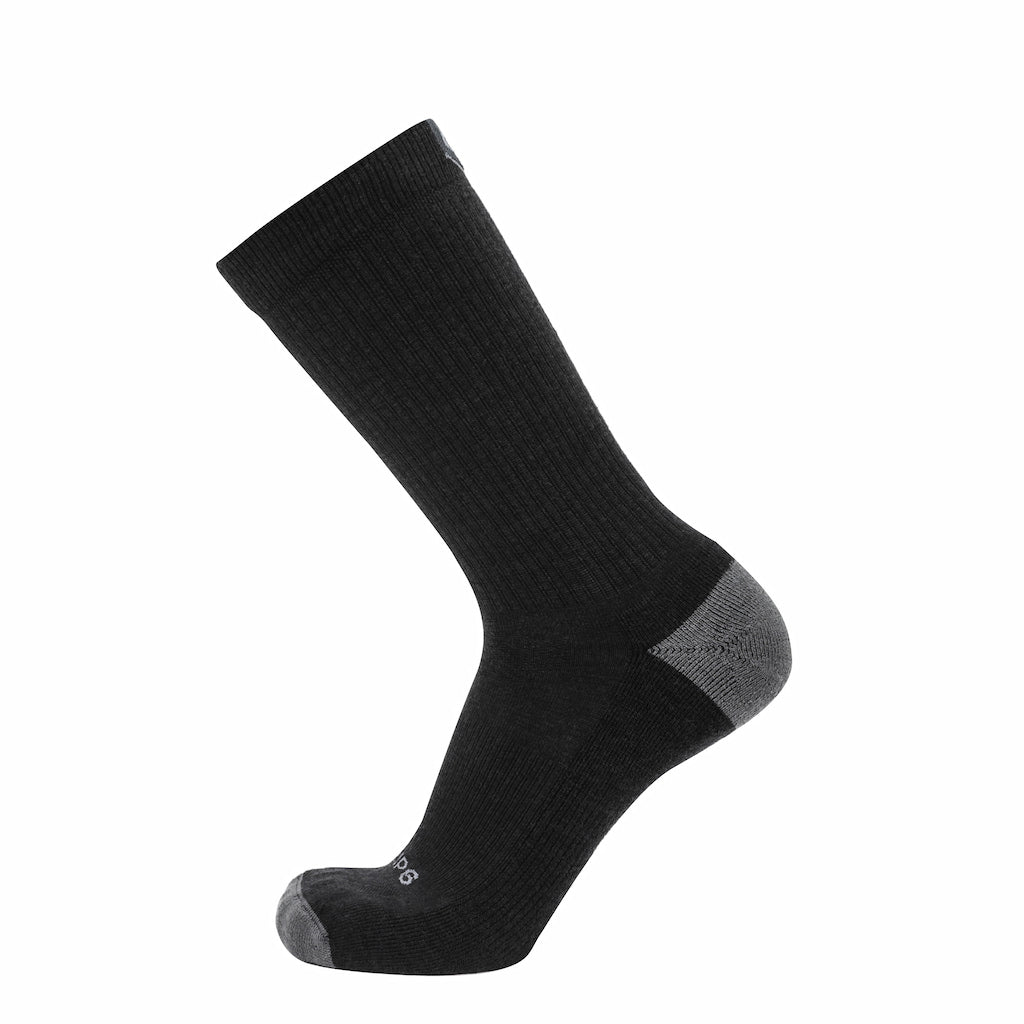 GRIP6 3 Pack Carbon - Casual Crew Midweight Merino Wool Sock