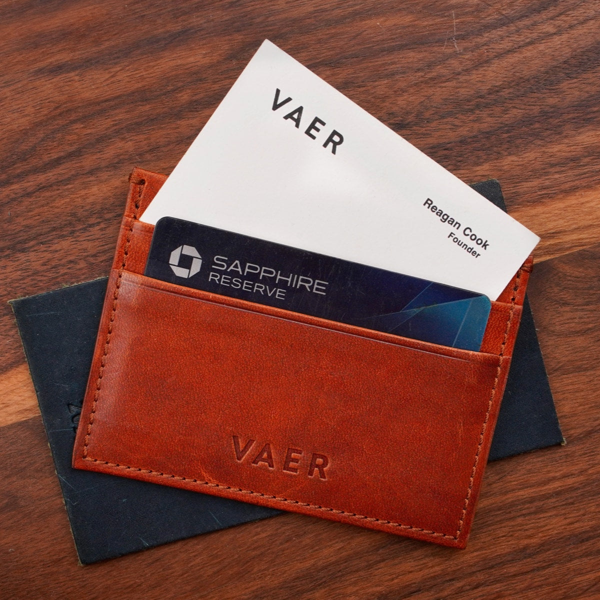 Vaer Watches USA-Made Horween Leather Cardholder