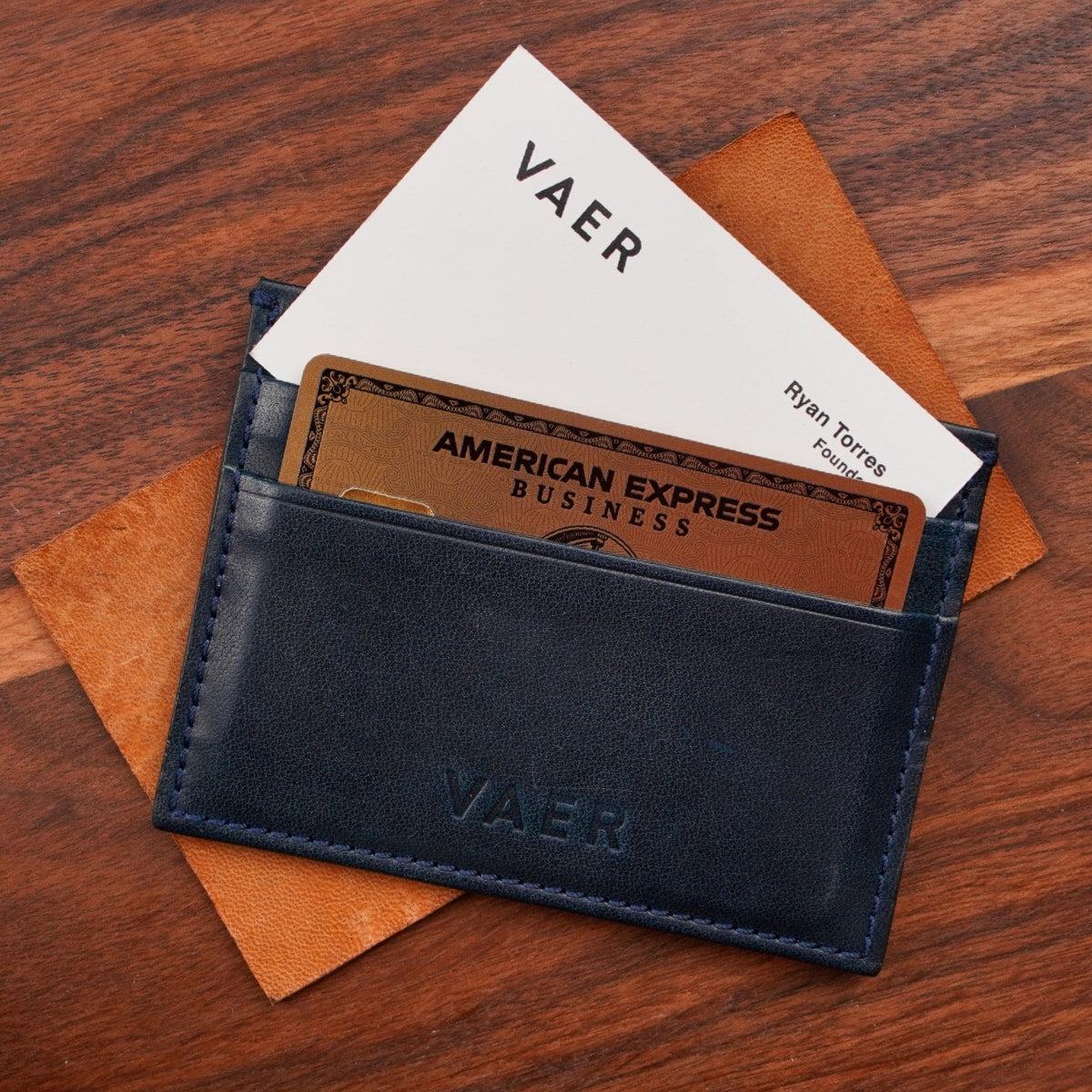Vaer Watches USA-Made Horween Leather Cardholder