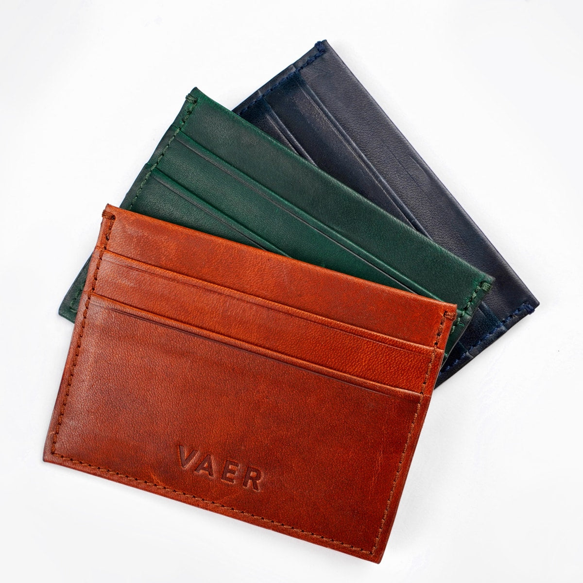 Vaer Watches USA-Made Horween Leather Cardholder