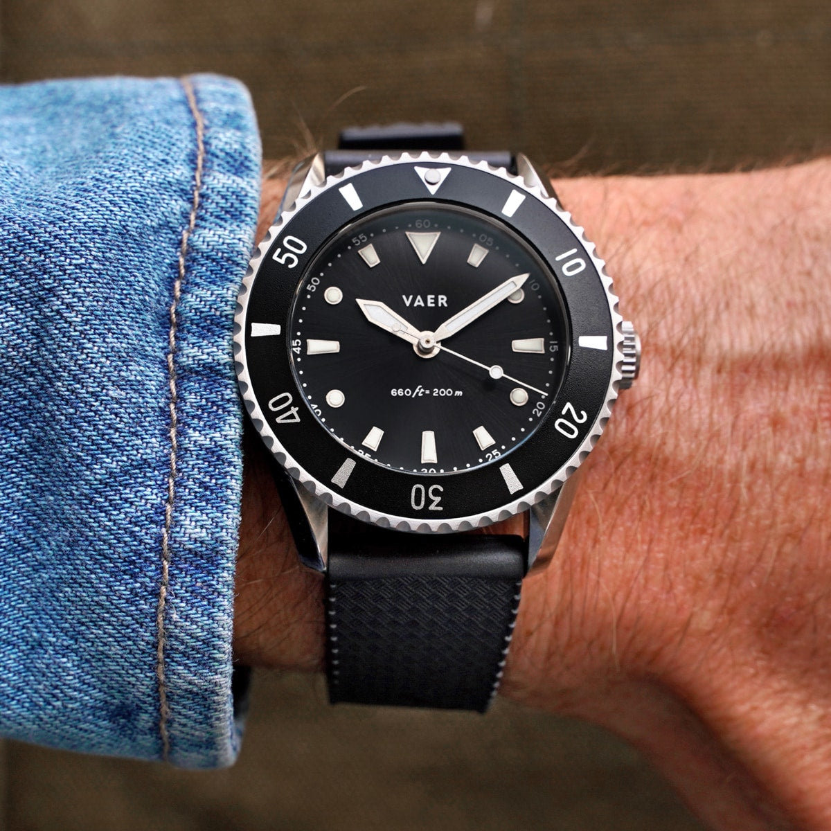 VAER DS4 Meridian Black - Solar 38mm
