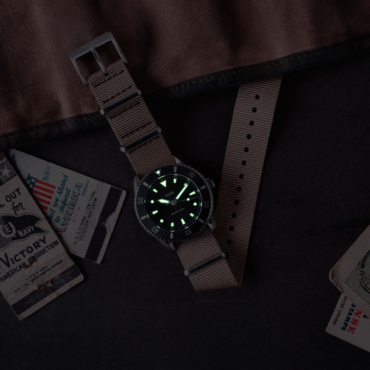 VAER DS4 Meridian Black - Solar 38mm