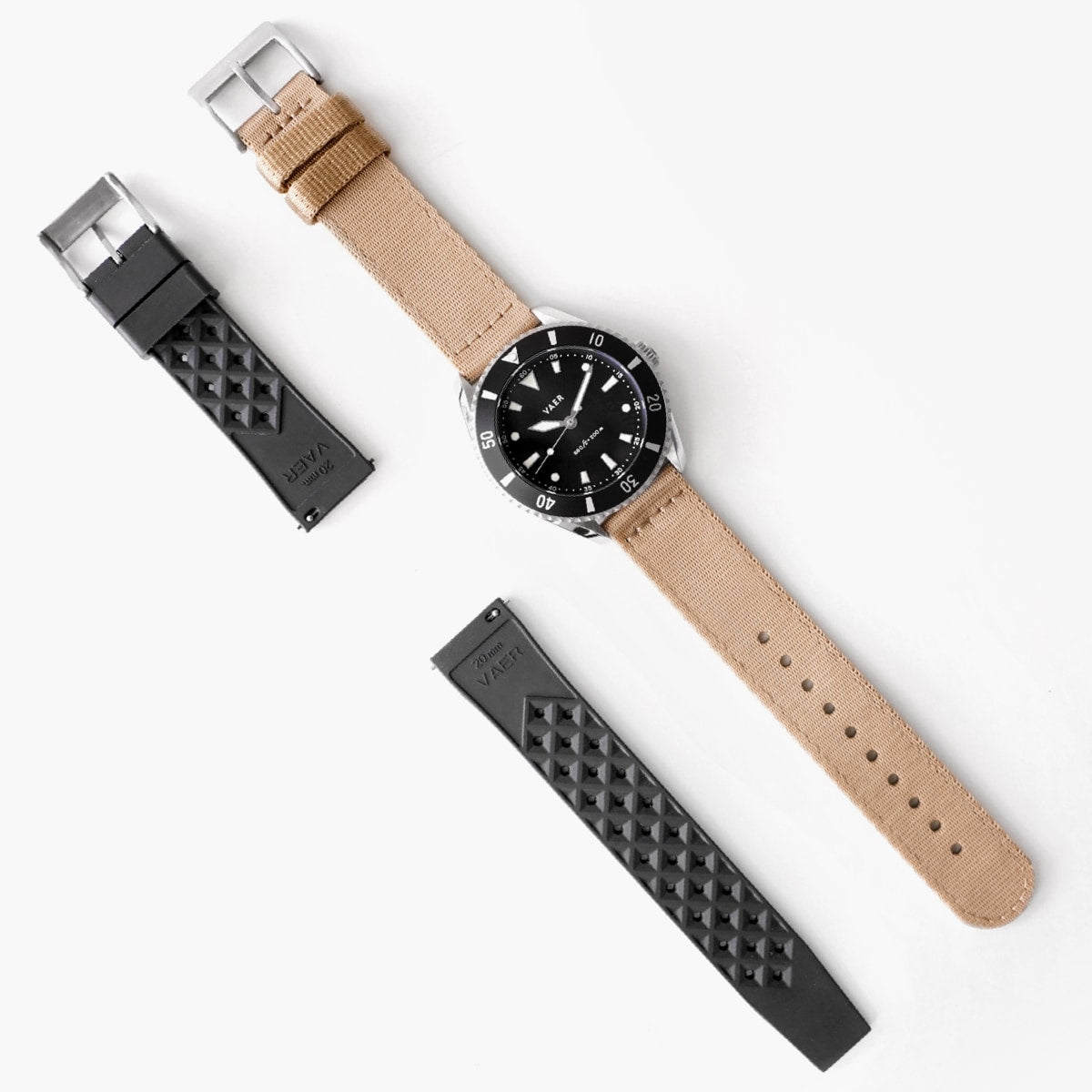 VAER DS4 Meridian Black - Solar 38mm