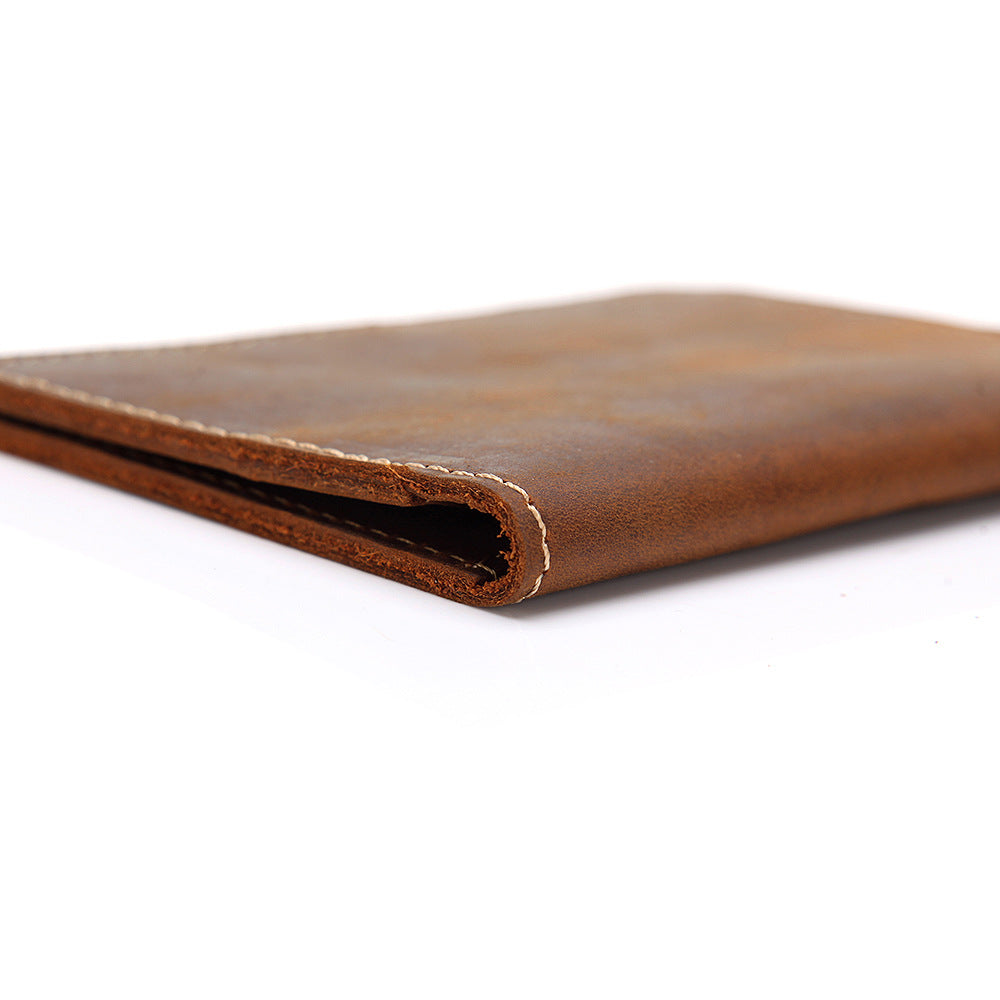Steel Horse Leather Priam Handmade Leather Passport Cover
