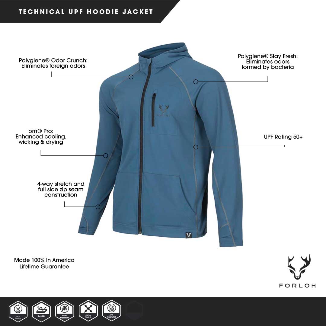 FORLOH Men’s SolAir Technical Hoodie