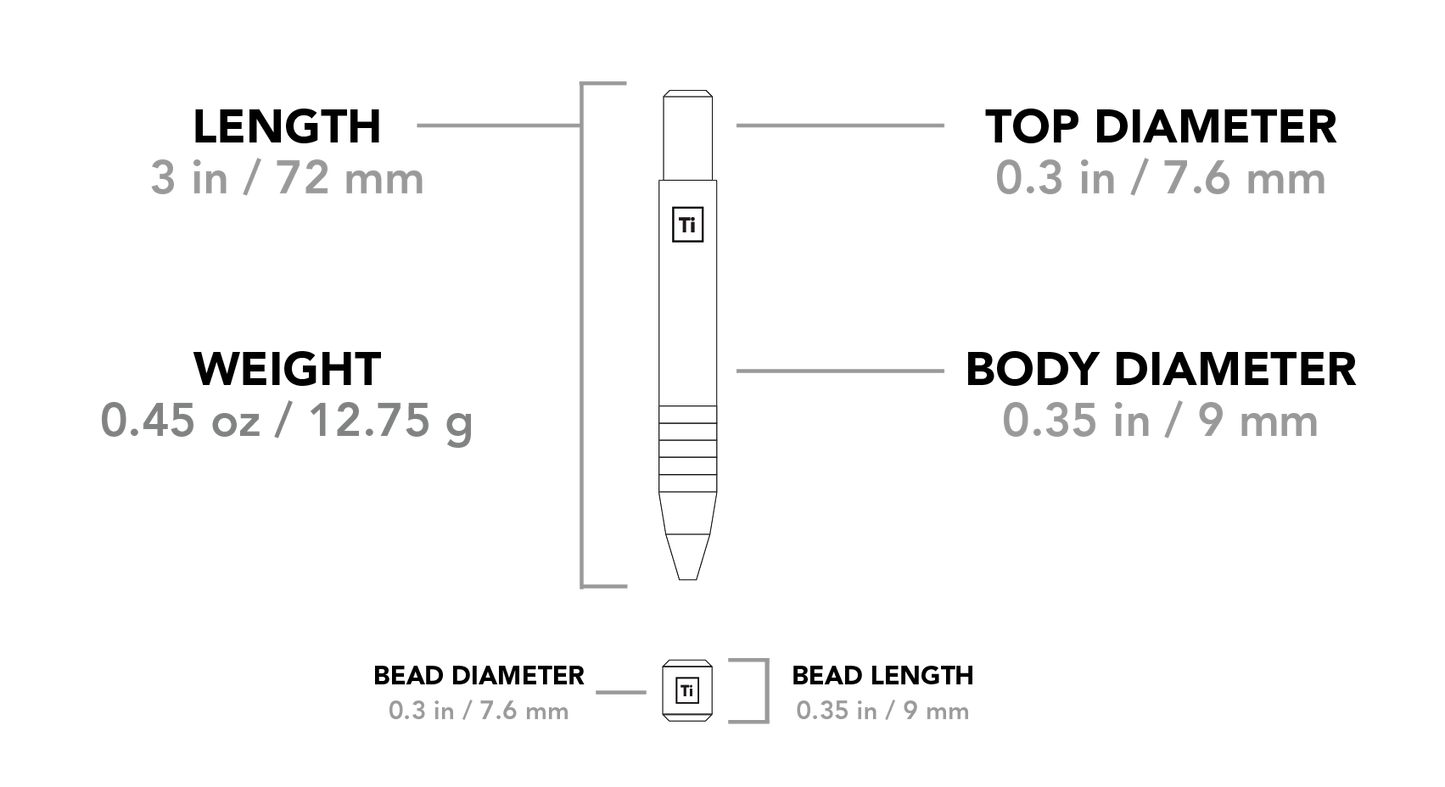 Big Idea Design Ti Mini Pen & Brass / Copper Mini Pen