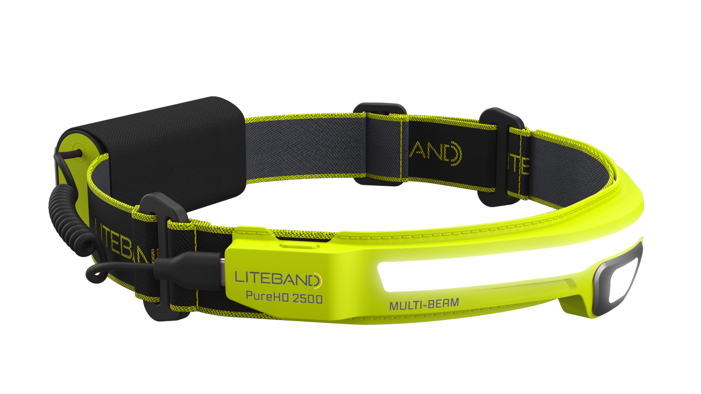 Liteband PRO 2500 PureHD™ Multi-Beam Rechargeable Headlamp