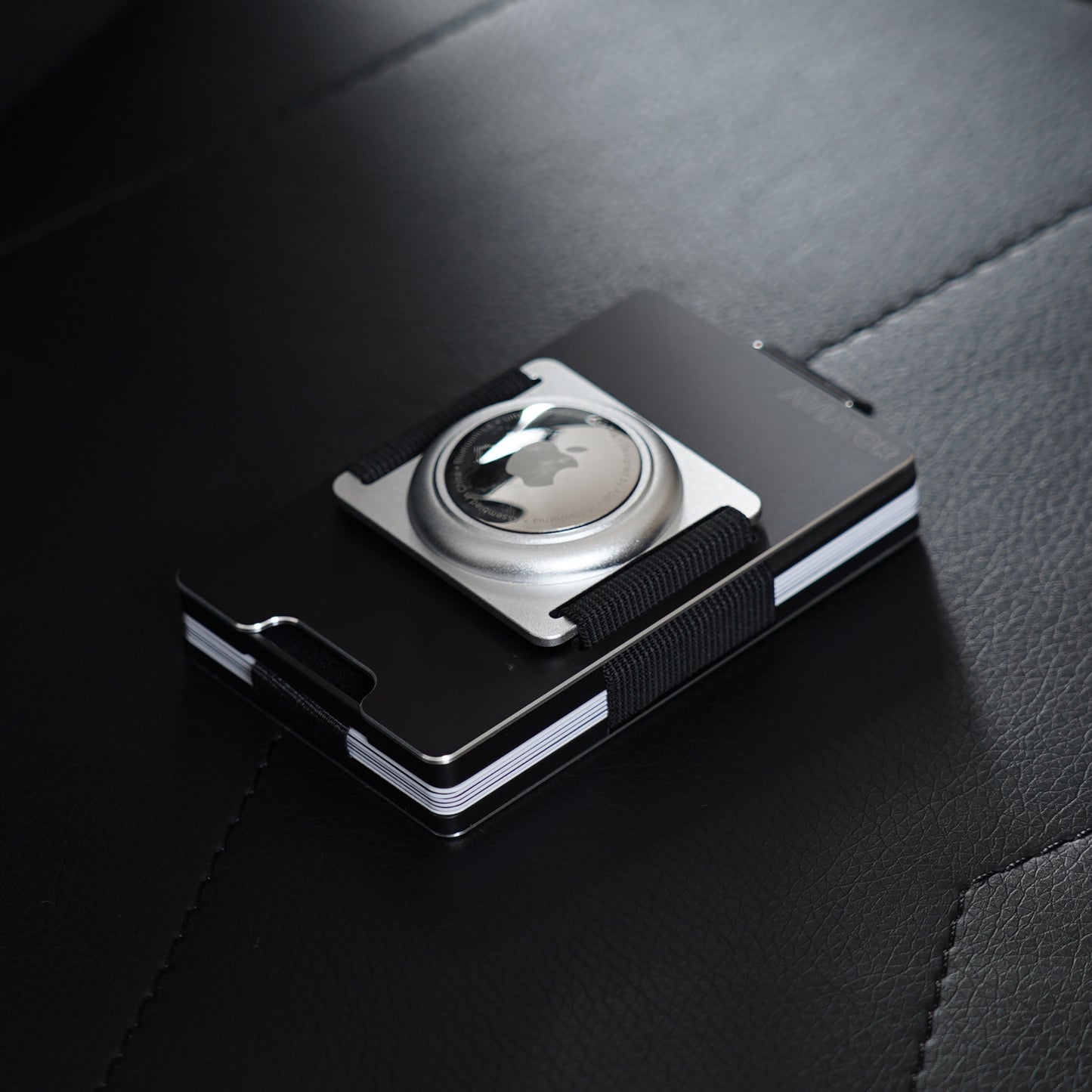 Aviator Slide Aluminum Wallet - Obsidian Black