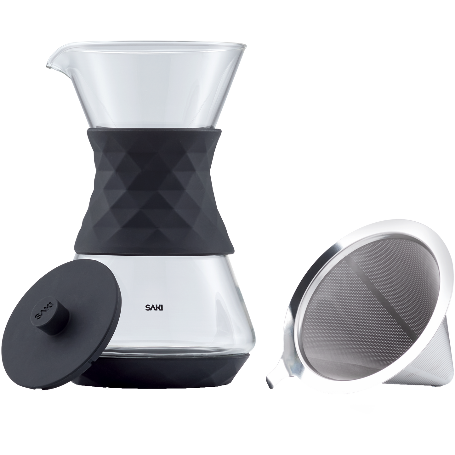 SAKI Pour-Over Glass Coffee Maker