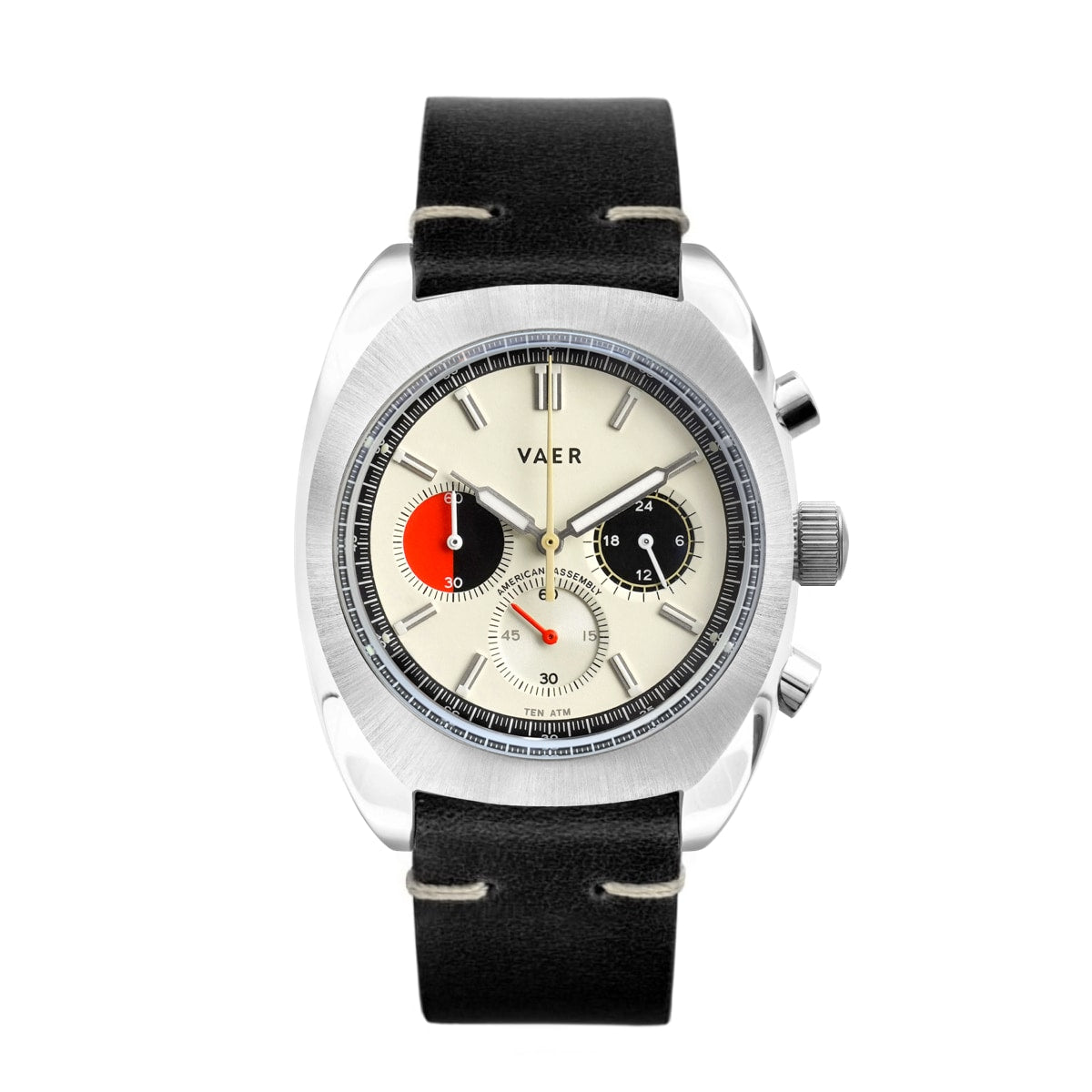 Vaer Watches R1 USA Racing Chronograph - Cream 42mm