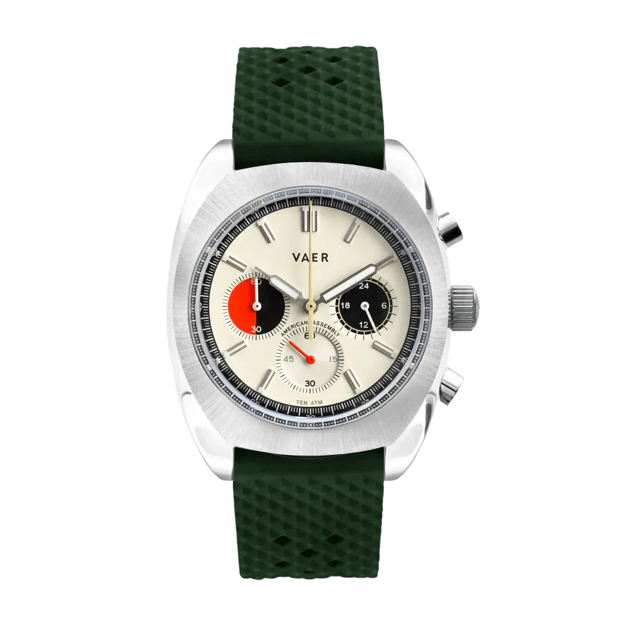 Vaer Watches R1 USA Racing Chronograph - Cream 42mm