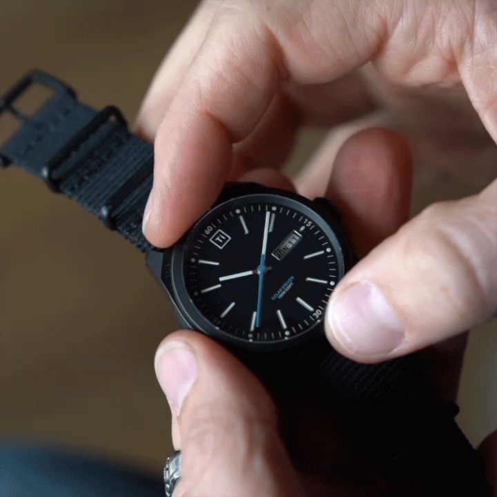 Big Idea Design Ti Field Watch / Solar Driven / Black