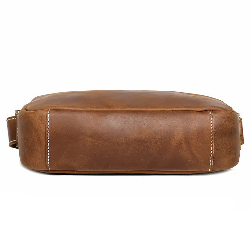 Steel Horse Leather Soren Vintage Leather Crossbody Bag Sling | Versatile and Durable Leather Bag