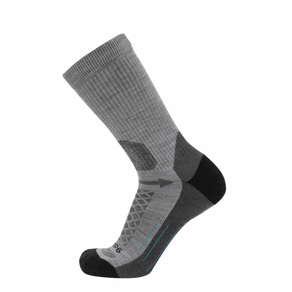 GRIP6 3 Pack Stone - Hike Crew Midweight Merino Wool Sock
