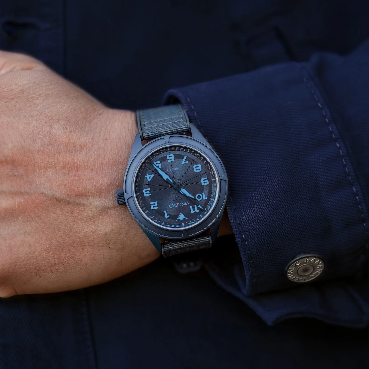 Vincero Collective The Stratos Titanium - Neptune