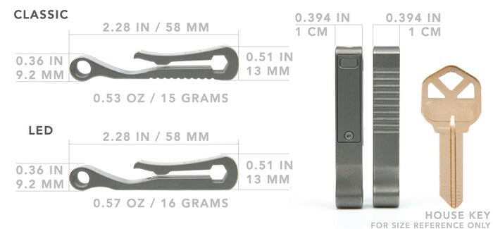 Big Idea Design TPC Titanium Pocket Clip