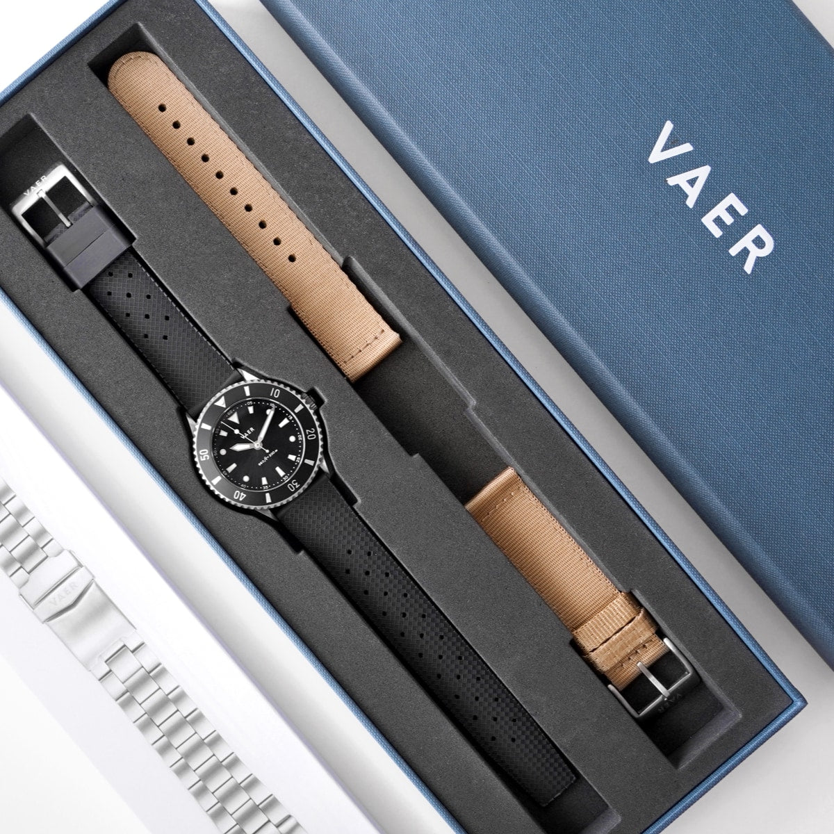 VAER DS4 Meridian Black - Solar 38mm