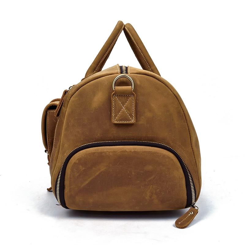 Steel Horse Leather "The Bard" Weekender Leather Duffle Bag
