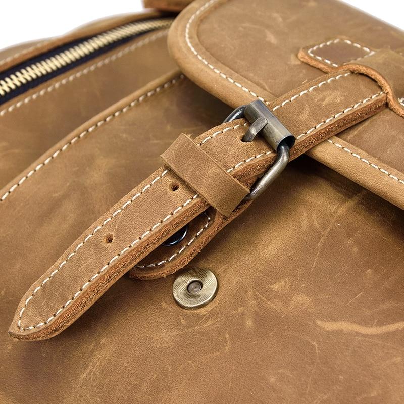 Steel Horse Leather "The Bard" Weekender Leather Duffle Bag