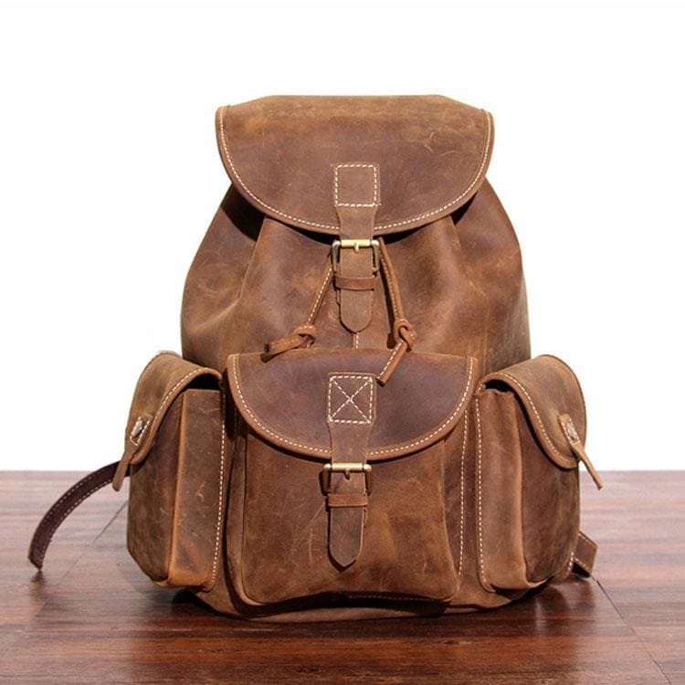 Steel Horse Leather “The Asmund”Backpack Leather Rucksack