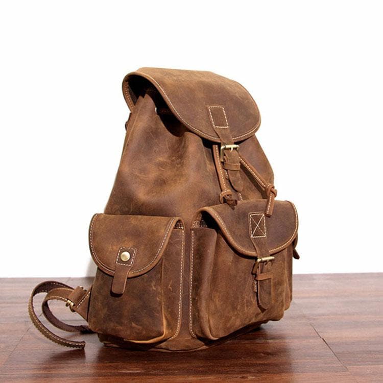 Steel Horse Leather “The Asmund”Backpack Leather Rucksack