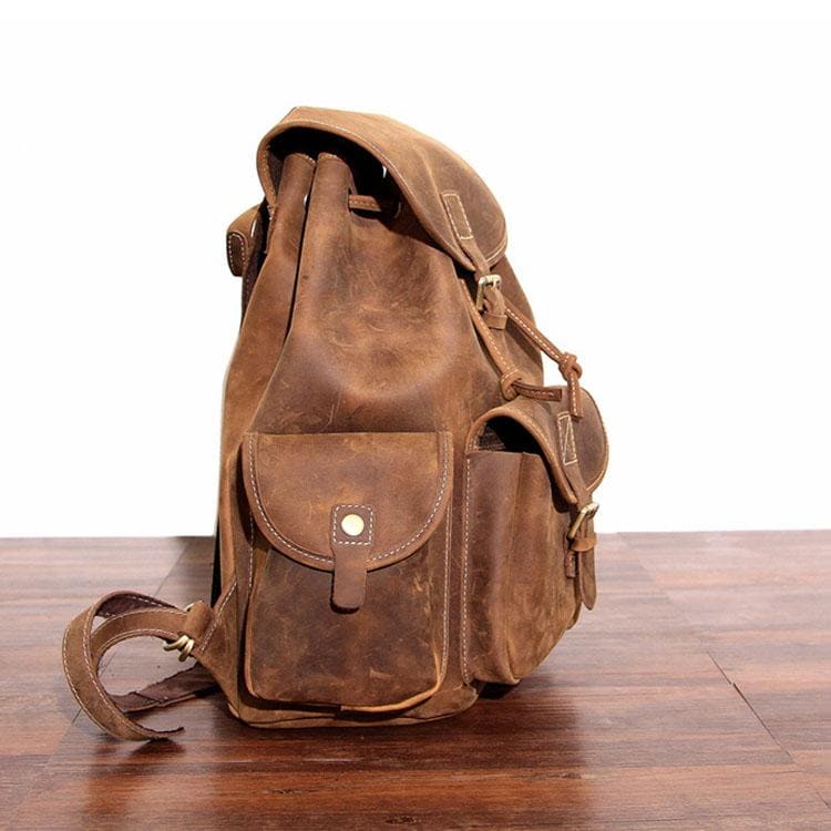 Steel Horse Leather “The Asmund”Backpack Leather Rucksack