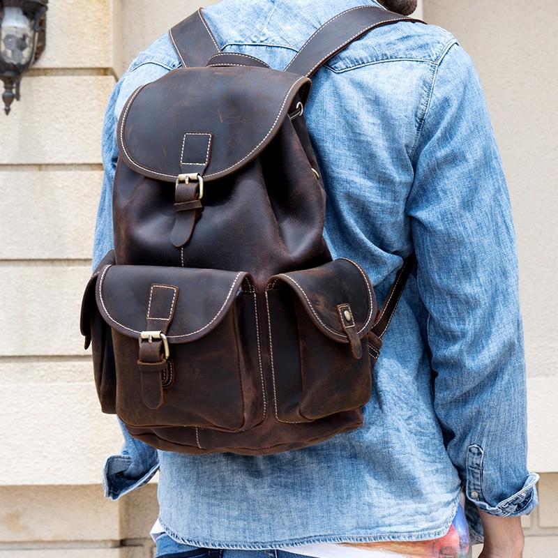 Steel Horse Leather “The Asmund”Backpack Leather Rucksack