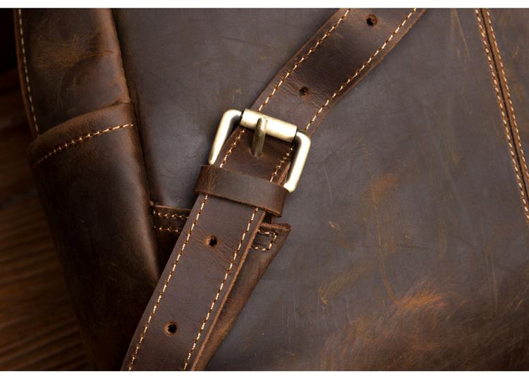 Steel Horse Leather Vernon Backpack | Genuine Vintage Leather Minimalist Backpack