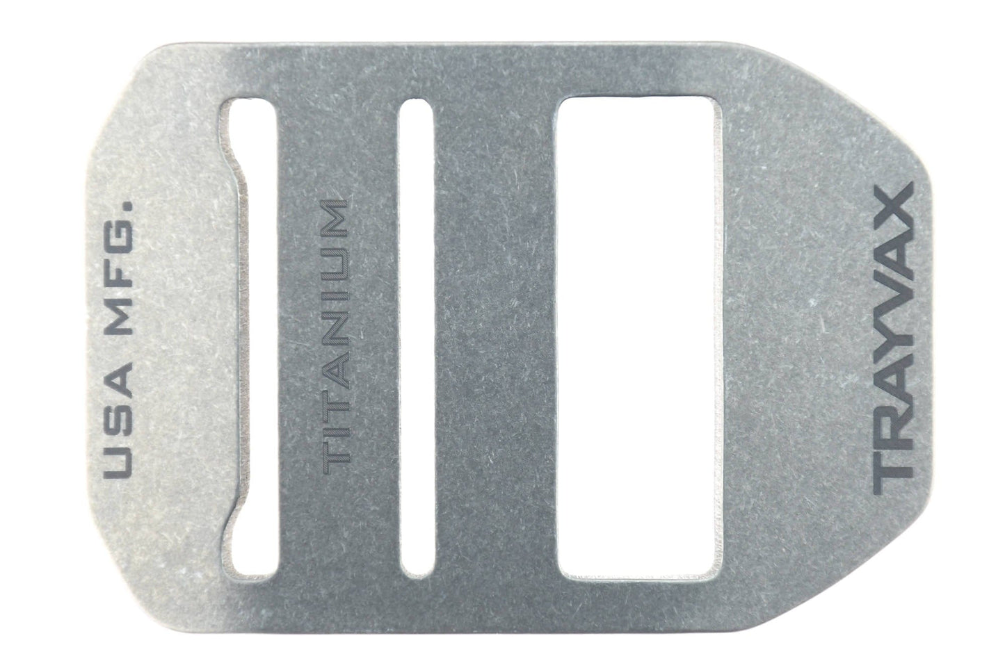 Trayvax Titanium Cinch Belt Buckle