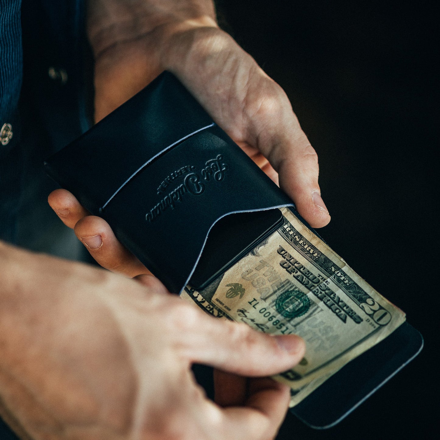 Lost Dutchman Leather - The Franklin – Navy