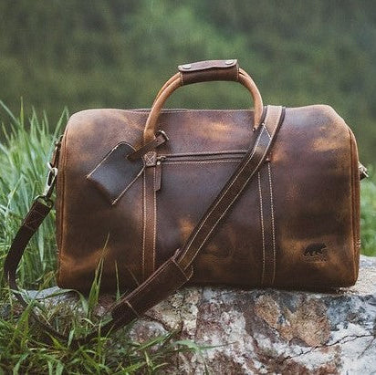 Kodiak Leather 30L Weekender Duffel