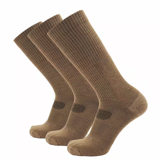 GRIP6 3 Pack Tactical Midweight Boot Sock - Merino Wool