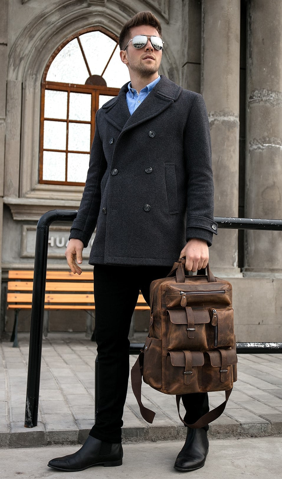 Steel Horse Leather Shelby Backpack | Handmade Genuine Leather Backpack