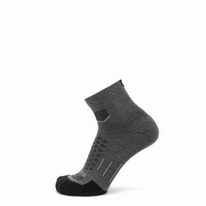 GRIP6 3 Pack Tarmac - Run 1/4 Crew Runweight Merino Wool Sock