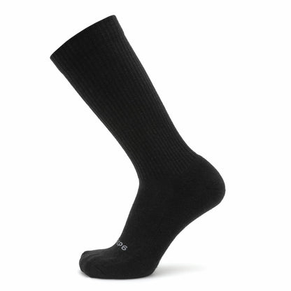 GRIP6 3 Pack Tactical Black Lightweight Boot Sock - Merino Wool