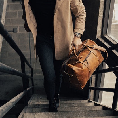 Kodiak Leather 30L Weekender Duffel