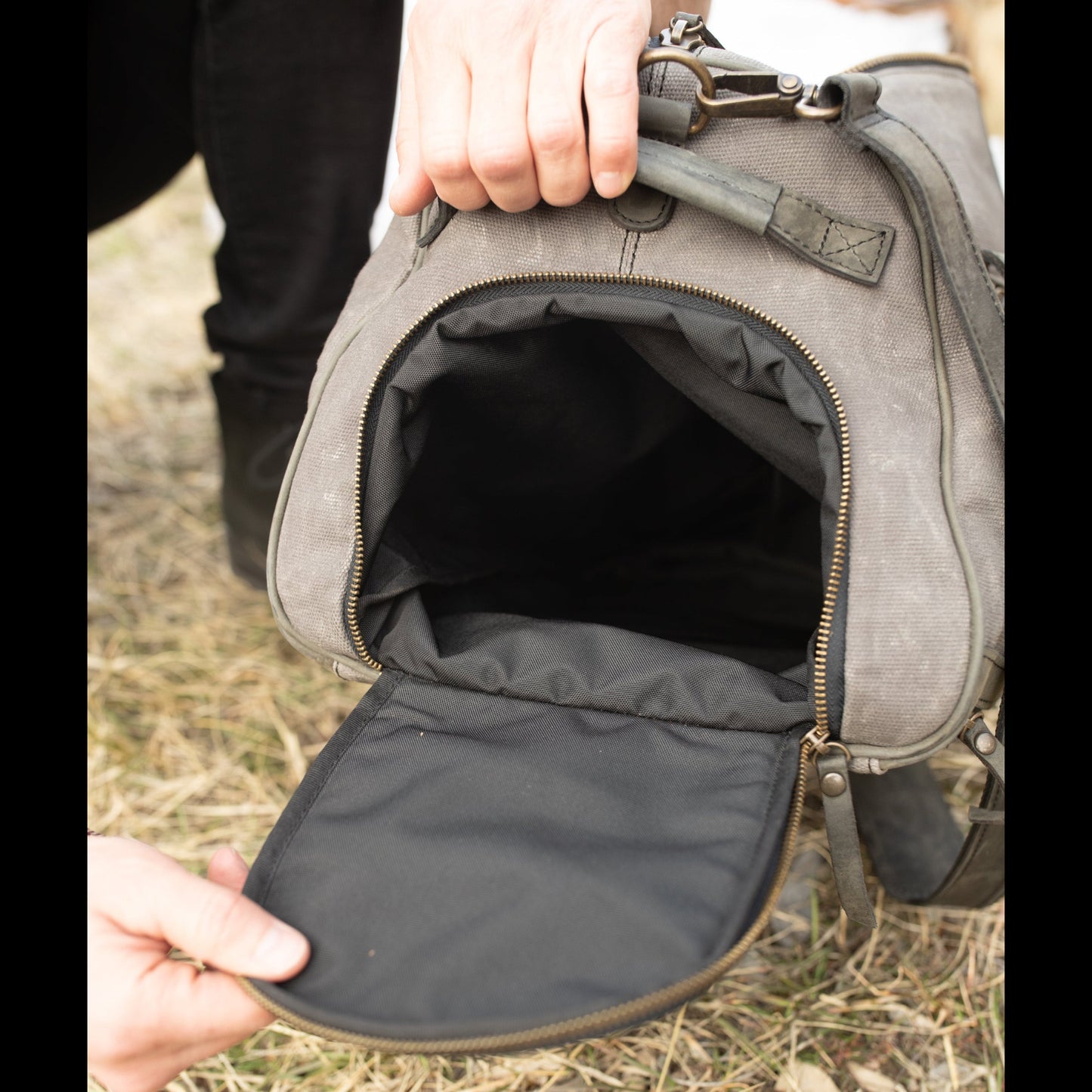 Kodiak Leather 45L Canvas Weekender