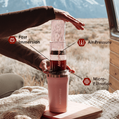 AeroPress Coffee Maker - Go Plus