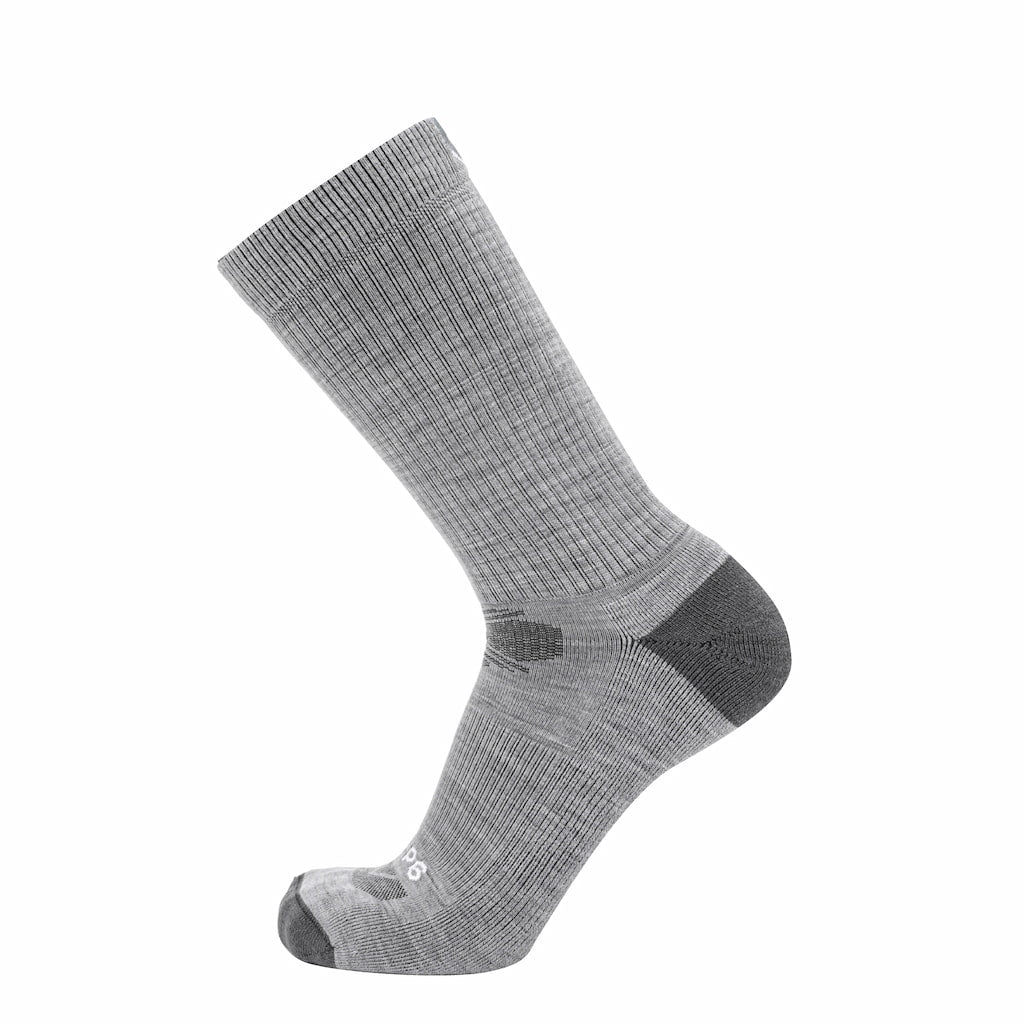 GRIP6 3 Pack Ash - Casual Crew Midweight Merino Wool Sock