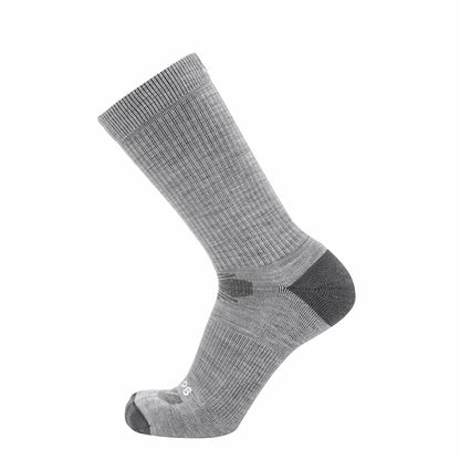 GRIP6 Ash - Casual Crew Midweight Merino Wool Sock