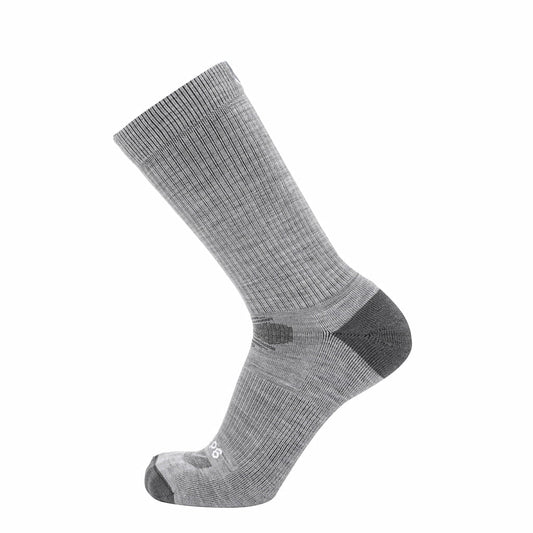 GRIP6 Ash - Casual Crew Midweight Merino Wool Sock