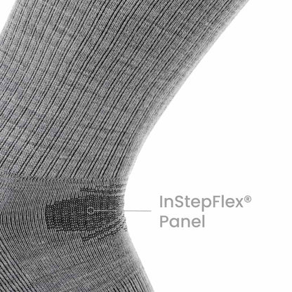 GRIP6 3 Pack Ash - Casual Crew Midweight Merino Wool Sock