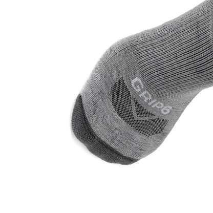 GRIP6 Ash - Casual Crew Midweight Merino Wool Sock
