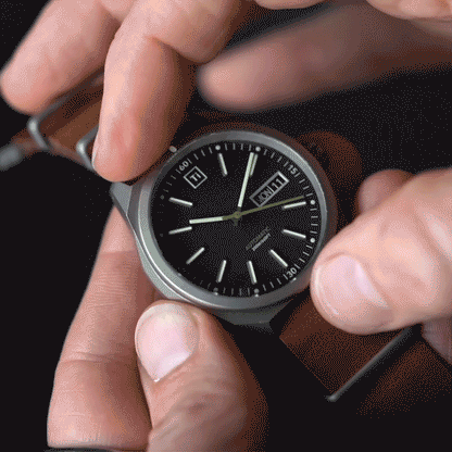 Big Idea Design Ti Field Watch / Automatic / Stonewashed