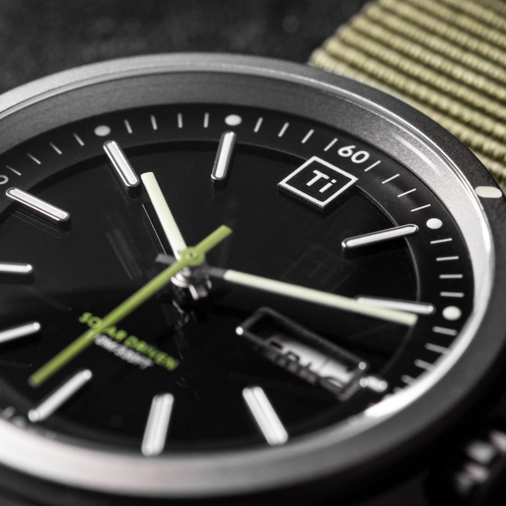 Big Idea Design Ti Field Watch / Solar Driven / Stonewashed