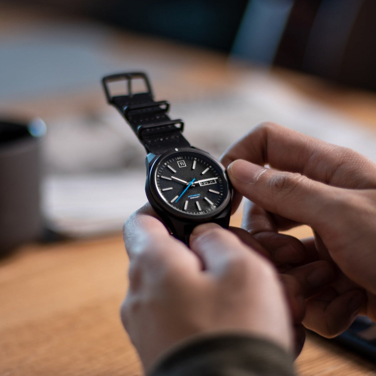 Big Idea Design Ti Field Watch / Automatic / Black