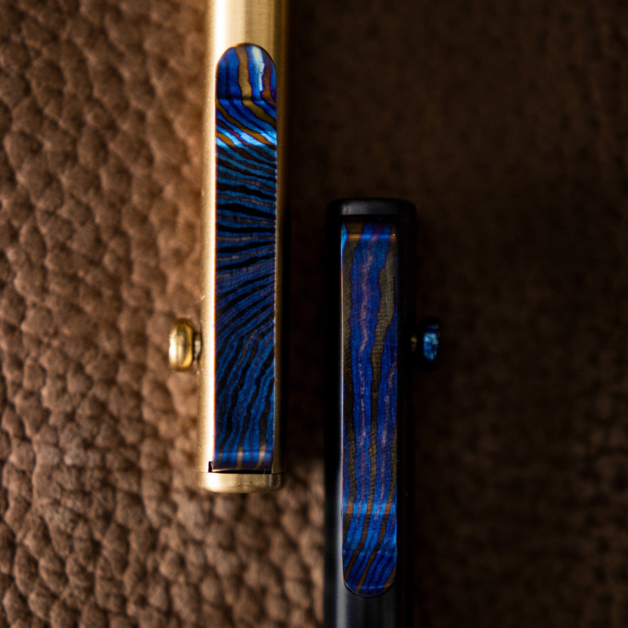 Big Idea Design Titanium Damascus Pen Clip