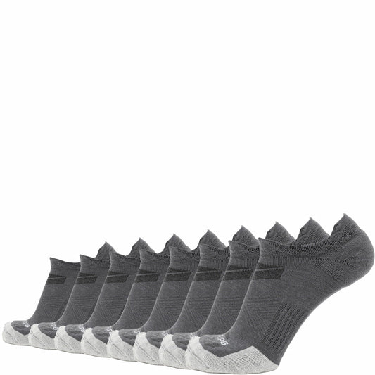 GRIP6 8 Pairs Basalt - Run No Show Runweight Merino Wool Sock